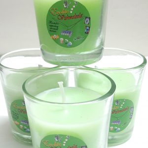 Evolite Votive Scented Glass Candles Pack of 2 (Citronella)