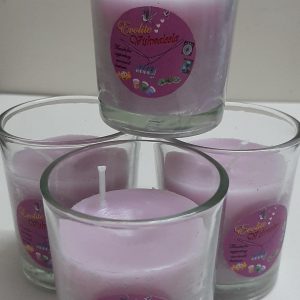 Evolite Votive  Scented Glass Candles Pack of 2 (Raat ki Rani)